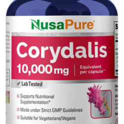 Suplemento De Extrato De Nusapure Corydalis 10.000 Mg 180 Cá