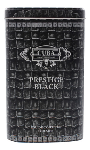Perfume Cuba Prestige Black Edt Spray Para Homens 90ml - Imagem 4