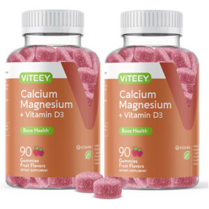 Gummies Viteey Cálcio Magnésio Com Vitamina D3 180 Unidades