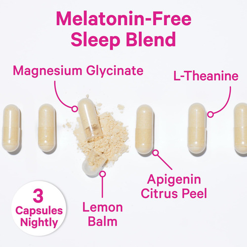 Suplemento Para Dormir Pink Stork Magnesium Glycinate 90 Cáp - Imagem 4