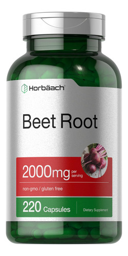 Suplemento Em Pó De Raiz De Beterraba Horbäach 220 Comprimid