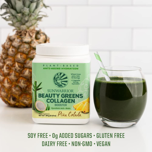 Colágeno Em Pó Sunwarrior Pina Colada Com Biotina E Probióti - Imagem 5