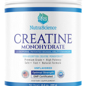 Suplemento Nutrascience Creatina Monohidratada Em Pó 300g