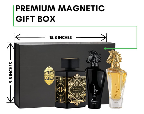 Perfume Gift Set Lattafa 3 Piece Eau De Parfum 100ml Unisex - Imagem 2