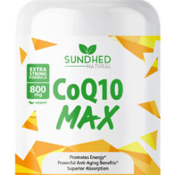 Suplemento Coq10 Sundhed Natural Potente Antioxidante 60 Cáp