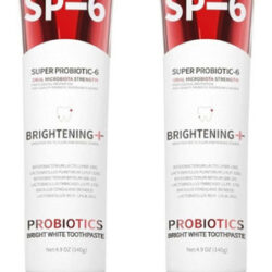 2 Peças De Pasta De Dentes Branqueadora Com Probióticos Hann