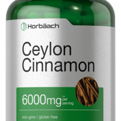 Suplemento Horbaach Ceylon Canela 6000mg 150 Cápsulas