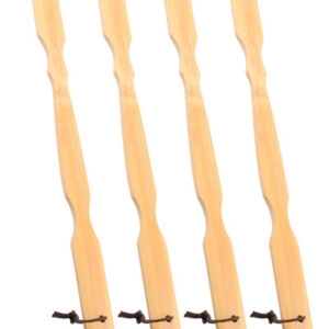 Back Scratcher Renook Wooden Bamboo, 4 Peças Polidas Em Espe