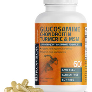 Suplemento Bronson Glucosamina, Condroitina, Cúrcuma E Msm 6