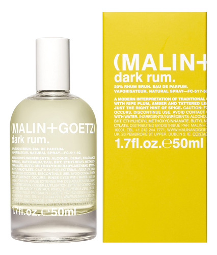 Perfume Malin + Goetz Dark Rum Eau De Parfum 50ml Para Homen
