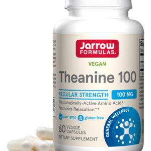 Teanina Jarrow Formulas 100 Mg 60 Cápsulas Vegetais