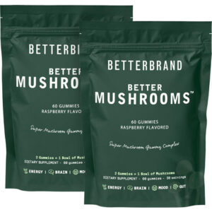 Suplemento Betterbrand Bettermushroom Mushroom Gummies 120c