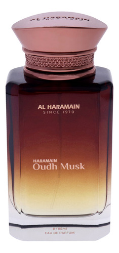 Perfume Al Haramain Oudh Musk Eau De Parfum 100ml Para Homen - Imagem 2