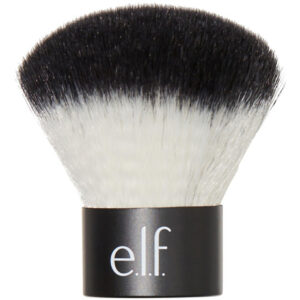 Escova Facial Kabuki E.l.f., De Cabelo Sintético, Compacta,