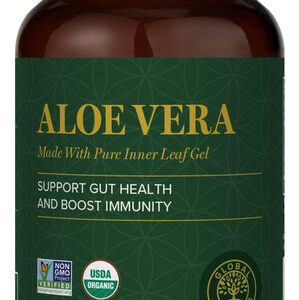 Suplemento Global Healing Aloe Vera Bio-active Leaf 60 Cápsu