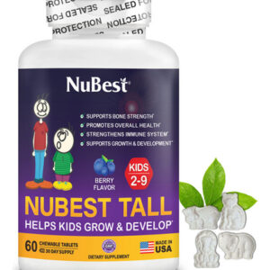 Suplemento Nubest Tall Kids Mastigáveis 60 Unidades
