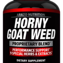 Suplemento Arazo Nutrition Horny Goat Weed Extract 60 Compri