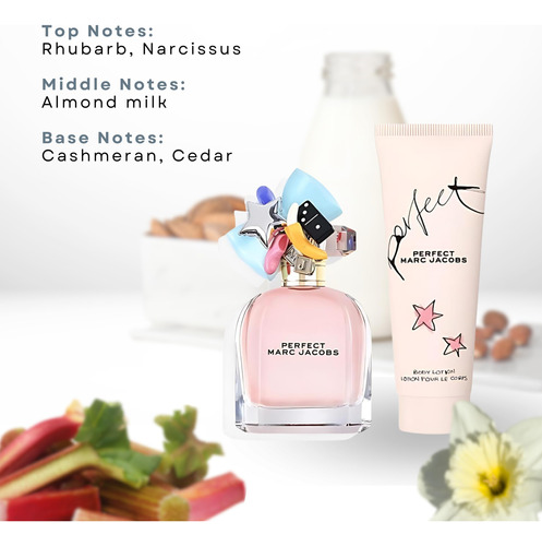 Perfume Gift Set Marc Jacobs Perfect Eau De Parfum 50ml - Imagem 3