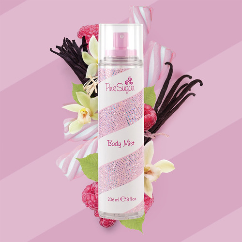 Perfume Pink Sugar Body Mist Para Mulheres 240 Ml - Imagem 4
