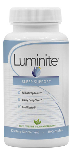 Suplemento De Auxílio Ao Sono Luminite Sleep Support Com L-t - Imagem 2