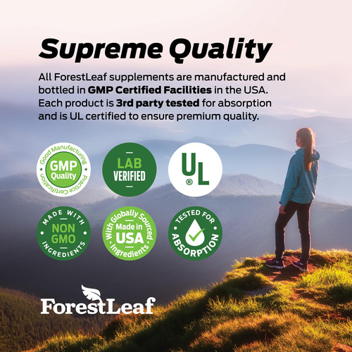 Suplemento De Fígado Bovino Forestleaf 3000 Mg 180 Cápsulas - Imagem 7