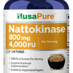Suplemento Nusapure Nattokinase 4000 Fu 200 Cápsulas Vegetai