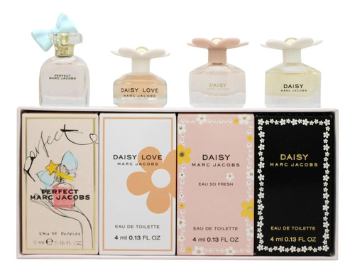 Conjunto De Perfumes Marc Jacobs Perfect 5ml + Daisy Love/eau So Fresh