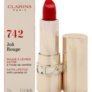 Batom Clarins Joli Rouge Satin 742 Para Mulheres 3ml