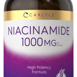 Suplemento Carlyle Niacinamida 1000mg 400 Cápsulas