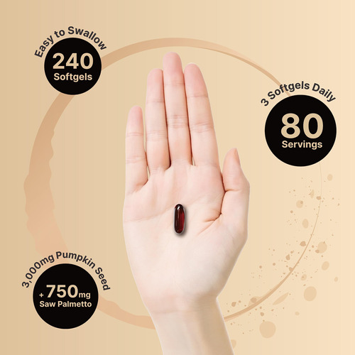 Suplementos De Óleo De Semente De Abóbora Virgem Naturebell - Imagem 4