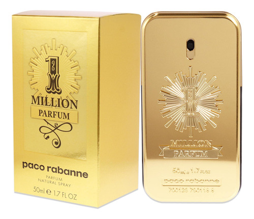 Perfume Paco Rabanne 1 Million Parfum Spray 50ml Para Homens - Imagem 4