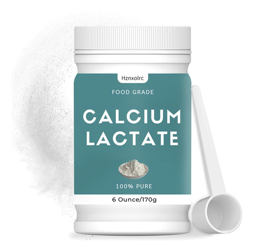 Lactato De Cálcio Em Pó Hznxolrc 180ml 100% Puro De Qualidad