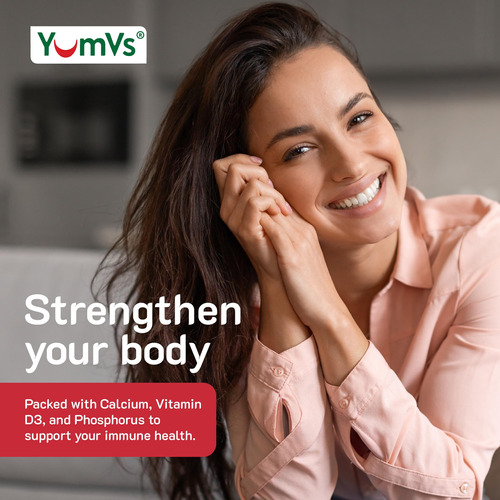 Suplemento: Yumvs Calcium Gums + Vitamina D3 (60 Unidades) - Imagem 8