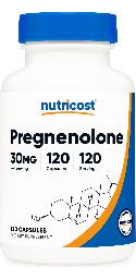 Suplemento Nutricost Pregnenolona 30mg 120 Cápsulas - Imagem 2