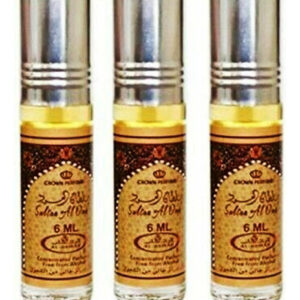 Óleo De Perfume Al-rehab Sultan Al Oud 6 Ml (pacote Com 3)