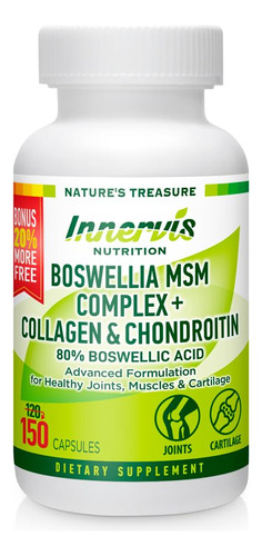 Suplementos Innervisnutrition Boswellia Msm Complex 150 Cáps
