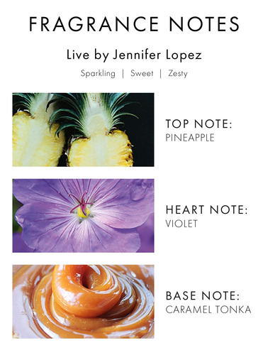 Eau De Parfum Spray Feminino Live By Jennifer Lopez 34 Oz - Imagem 4