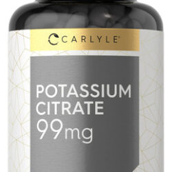 Suplemento Carlyle Citrato De Potássio 99mg 200 Cápsulas