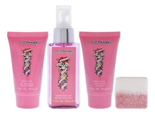 Conjunto De Presentes Femininos Christian Audigier Ed Hardy - Imagem 2