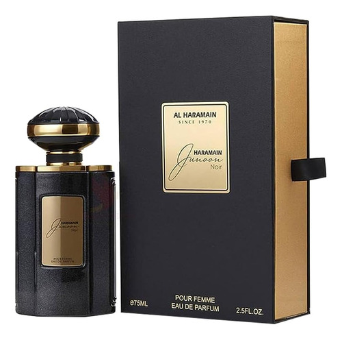 Perfume Al Haramain Junoon Noir Edp 75ml Para Mulheres
