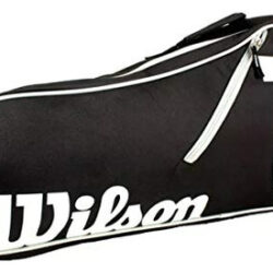 Bolsa De Tênis Wilson Advantage Iii Triple Preto/branco