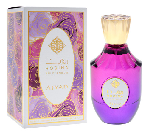 Perfume Ajyad Rosina Para Mulheres Eau De Parfum 100ml - Imagem 3