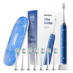 Escova De Dentes Elétrica Aquasonic Vibe Ultra-branqueadora