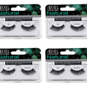 Cílios Postiços Ardell Natural Lashes 107 Pretos (pacote Com