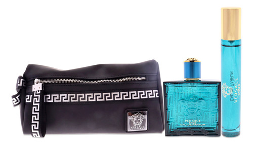 Versace Eros By Versace Para Homens Conjunto De Presente D - Imagem 2