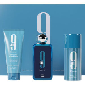 Gift Set Afnan 9 Am Dive Eau De Perfume 100ml + Deodorant 15