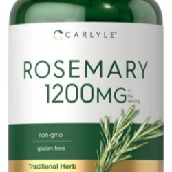 Suplemento Carlyle Rosemary 1200 Mg 400 Cápsulas Não Transgê