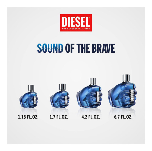 Conjunto De Perfume Diesel Sound Of The Brave, 2 Peças Para - Imagem 6