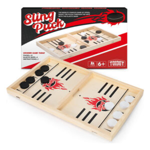 Jogo Slingshot Puck Toidgy Large Fast Classic Air Hockey