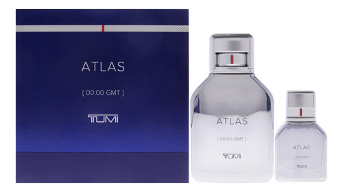 Conjunto De Presente Perfume Tumi Atlas Para Homens, 2 Unida